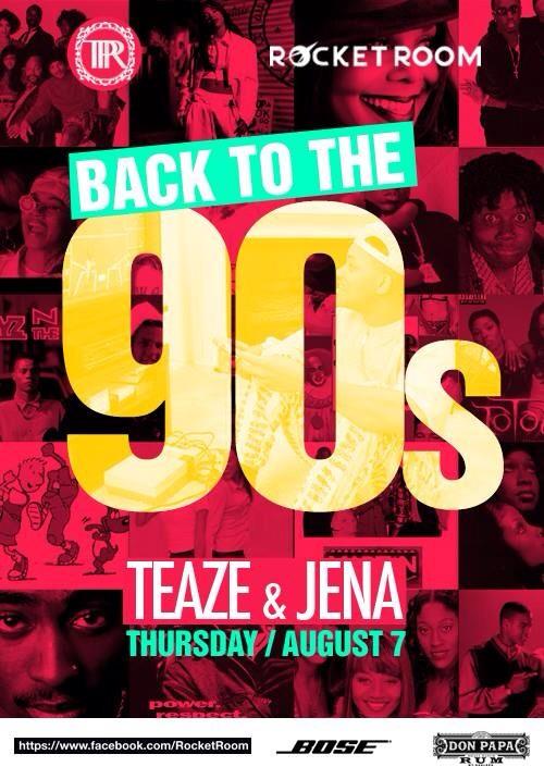ThePowderRoomEM's tweet image. See y'all tonight at Rocket Room!! Miss Teaze &amp;amp; DJ Jena bringin us those 90s classics!