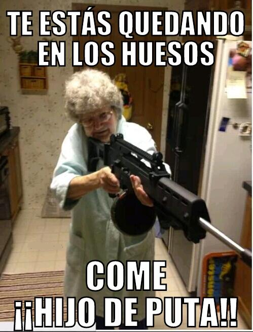 Supersarcasmo's tweet photo. El sábado toca comida con mi abuela, iré sin desayunar http://t.co/dUD5AUBaSX