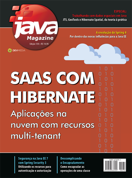eduspinola's tweet image. #JavaMagazine 130 (devmedia.com.br/revista-java-m…): #SaaS + #Hibernate #SpringSecurity + #JavaEE #Spring4 e #HibernateSpatial