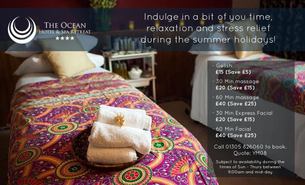 We have some great summer holiday spa offers for you! Why not make it extra special and join us for lunch or drinks?