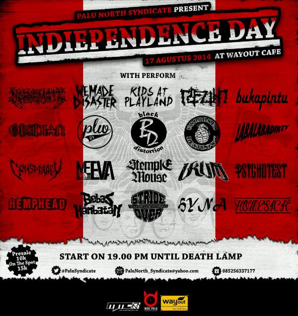 @PaluSyndicate flayer #IndiependenceDay editing by, ucha :D