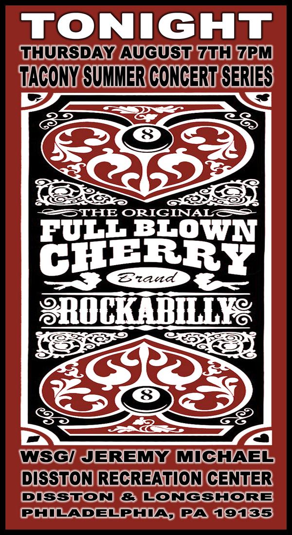 ShoreRoadTavern's tweet photo. 2NITE 7pm #TaconyConcertSeries #rockabilly w/ #FullBlownCherry @ #DisstonRec @215mag @PhillyNightOut @ThingsToDoPHL http://t.co/4EbEbSuYkN