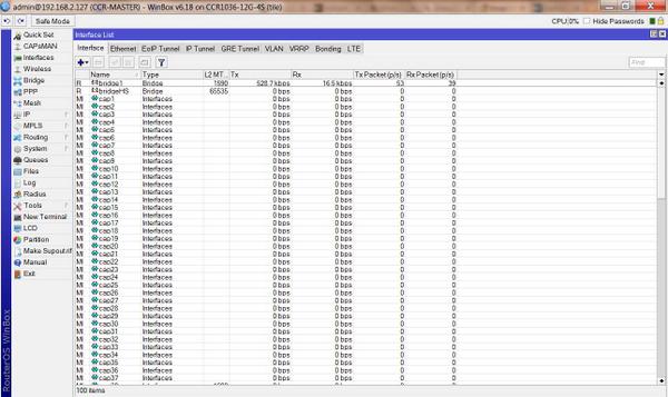 wi4net's tweet image. CAPS-MAN @mikrotik_com while configuring 80 Aps dual radio @wi4net with #CCR1036. Great!