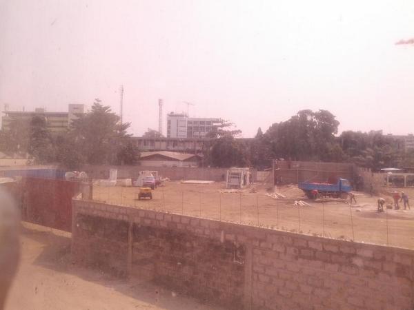 Congo futur poursuis ces travaux de son cimenterie en plein Gombe