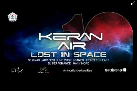 Proudly present Keran Air 10 at Puri Retno resort anyer 22 - 24 aug '14. More info: @BangkittW <a href="/iyna29/">ina!</a> let's join us!