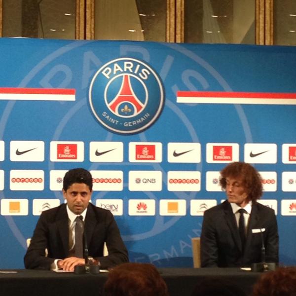 CNEWS_Sport's tweet image. Nasser Al-Khelaïfi : "On a arrêté les discussions avec le Real Madrid pour Di Maria. Il est trop cher". #PSG