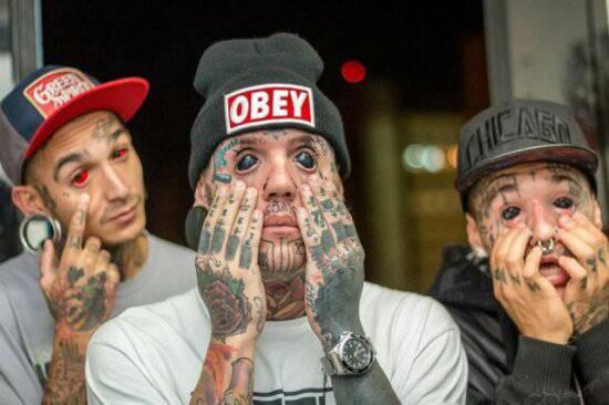 kentrification's tweet photo. go be white and scary somewhere else “@dpreston88: Eye tattoos http://t.co/YLekQuz9RR”