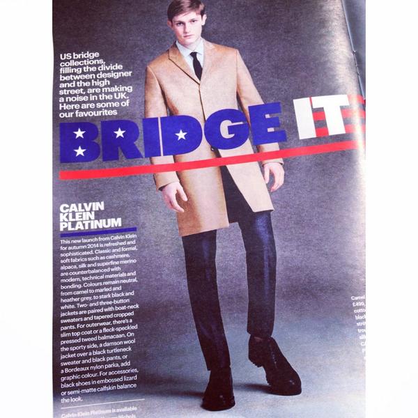 Great full page in <a href="/ShortList/">ShortList</a> today on <a href="/CalvinKlein/">calvinklein</a> launching #Exclusively in <a href="/HarveyNichols/">Harvey Nichols</a> this week #HNMenswear