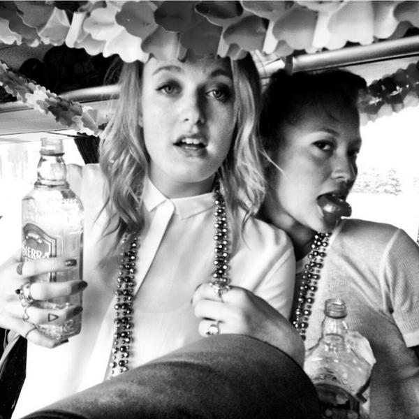 iconapop's tweet photo. Bussin' #happysocks #iconapopgoeswest #theQcamera #getlost http://t.co/FCFFJjC75T