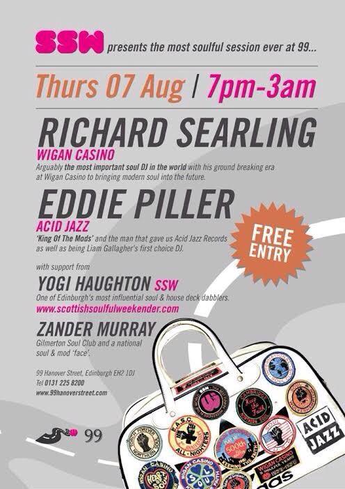 The first of our free parties kick off tonight with Richard Searling and @eddiepiller brought to you by @ssweekender!