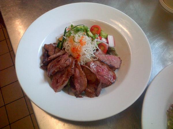 Vietnamese roast duck salad! Bon appetito
