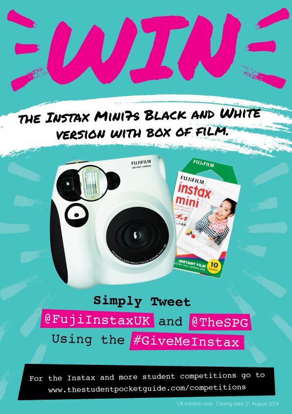 Student_Pocket's tweet photo. Here it is, our very first Twitter comp, to win a gorgeous Instax Mini 7s with @FujiInstaxUK !! http://t.co/fDE9IPRrp4