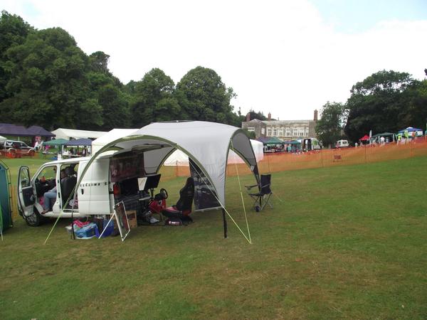 Shelsley Walsh Simulator at Cockington Fayre Devon yesterday.Enjoyed by all. <a href="/shelsleywalsh/">Shelsley Walsh</a>
