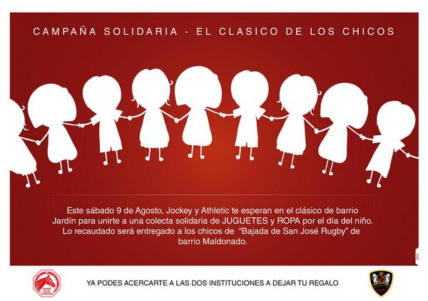 #yomesumo Campaña solidaria "El Clásico de los Chicos" <a href="/DeportesGamba/">Deportes Gamba</a> @gamba1063