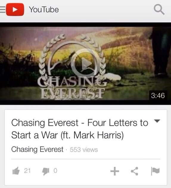 chasing_everest's tweet photo. Finally joined the Twitter world!!
Check out our debut single on YouTube!
http://t.co/1FTJ5eR3mn http://t.co/dnSuXfrBvD