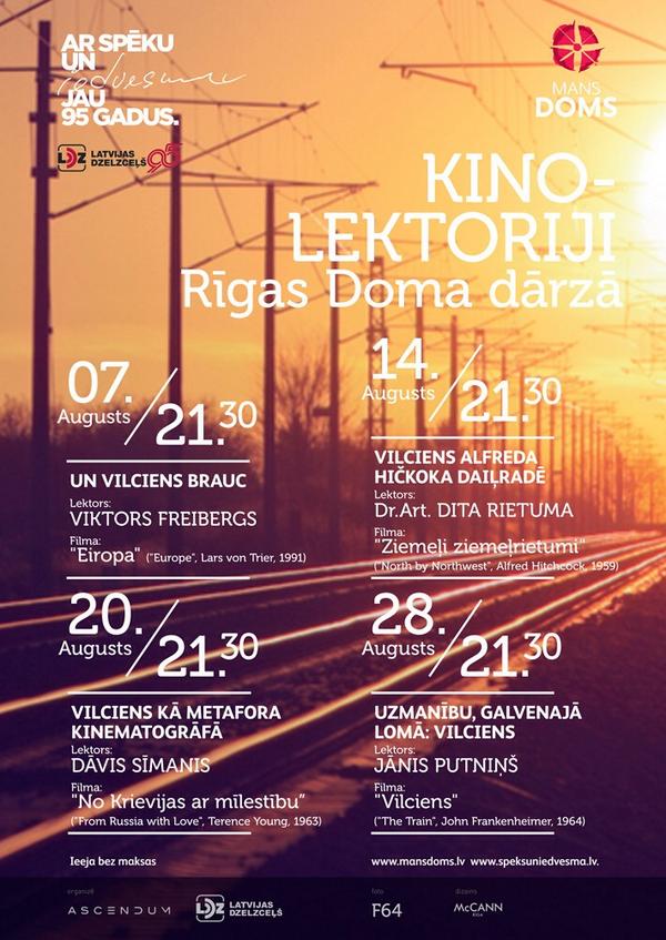 Šovakar pirmais bezmaksas kinolektorijs. Viktors Freibergs, plkst. 21.30 Doma dārzā