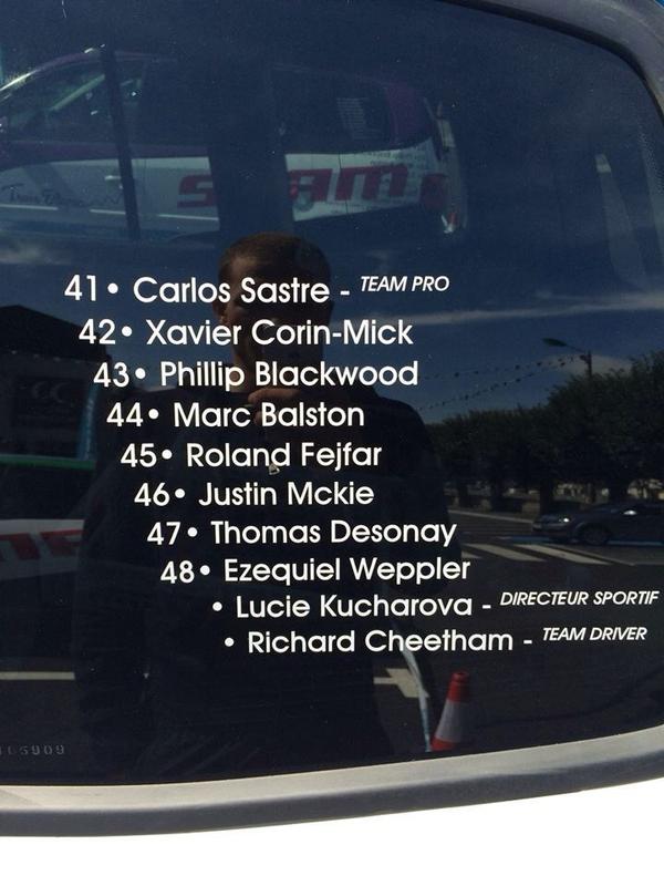 EMpowerTE14's tweet photo. The team roster... http://t.co/lEhJuLwm9o