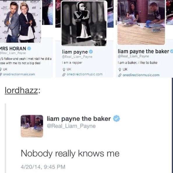 MendesCrewz's tweet photo. #HelpLiamFindHisIdentity
 A niall's girl
A rapper
A baker

Nobody knows Liam's real identity http://t.co/fwNiiW8b1o