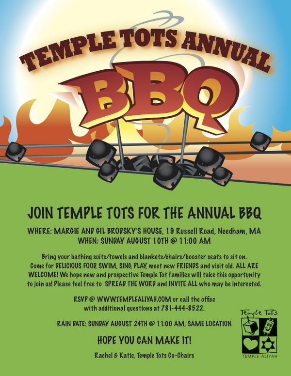 TempleTotsTA's tweet photo. Looking for something fun to do this weekend? Join us for our annual summer BBQ! RSVP here: http://t.co/F6jvfrYNoW http://t.co/OGh74bTOfo