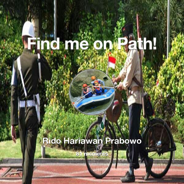 Rriddo's tweet photo. I've shared 81 memories with my friends on #Path - see them now at http://t.co/a2SWc00As7! #thepersonalnetwork http://t.co/cdWdJpf7DM