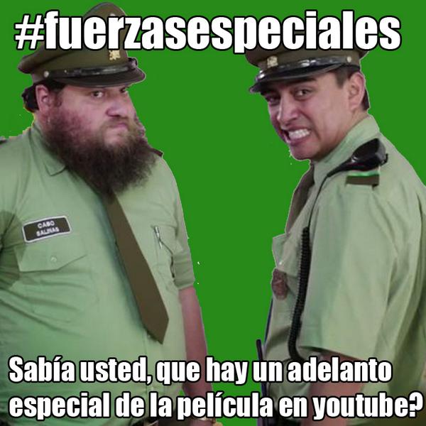 castelvero's tweet photo. Sabía usted, que hay un adelanto especial de #fuerzasespeciales en youtube? http://t.co/iKE97j23Xq http://t.co/ffmgOC23KX
