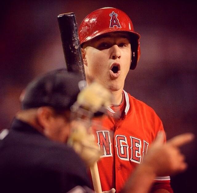   Booty had me like....  Happy 23rd birthday to Mike Trout 