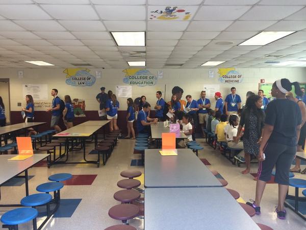 bap_pdx's tweet image. Getting lunch at Hope-Hill #BAPAM14 #literacyatl