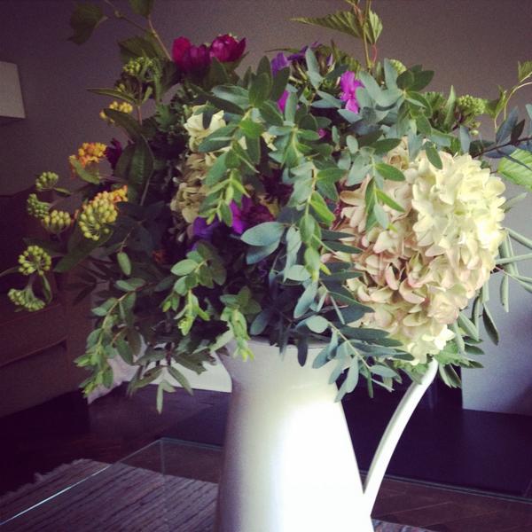 Beautiful flowers from gap PR ladies, almost shed a tear!