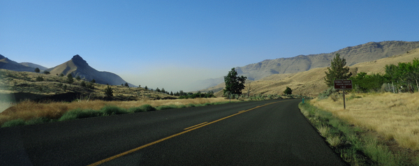 JDFossilBedsNPS's tweet photo. The smoke from the #SouthForkComplex is rolling in. Sigh. http://t.co/nZjfdVJ2Iy