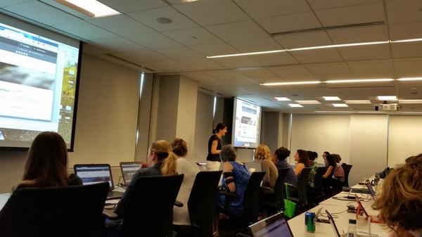 jmagerman's tweet photo. Full house today at @greenbeeweb Wordpress training, with @HandsOnTechBOS  @MSNewEngland Awesome as always http://t.co/OSbCHs6Uhr