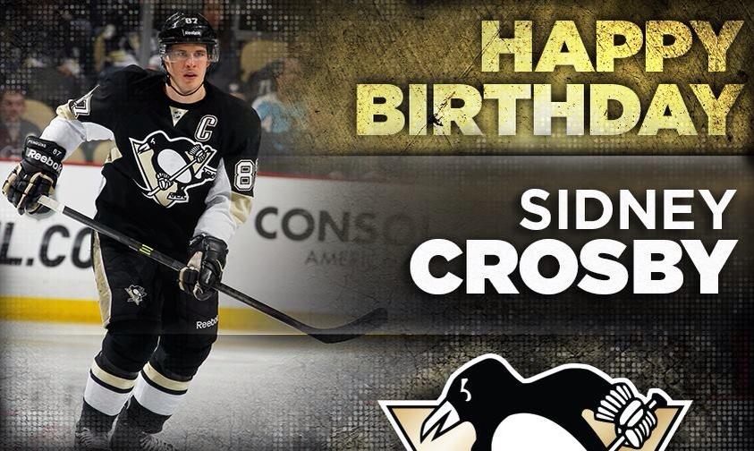 Happy birthday Sidney Crosby! Hope you have a good one hun   