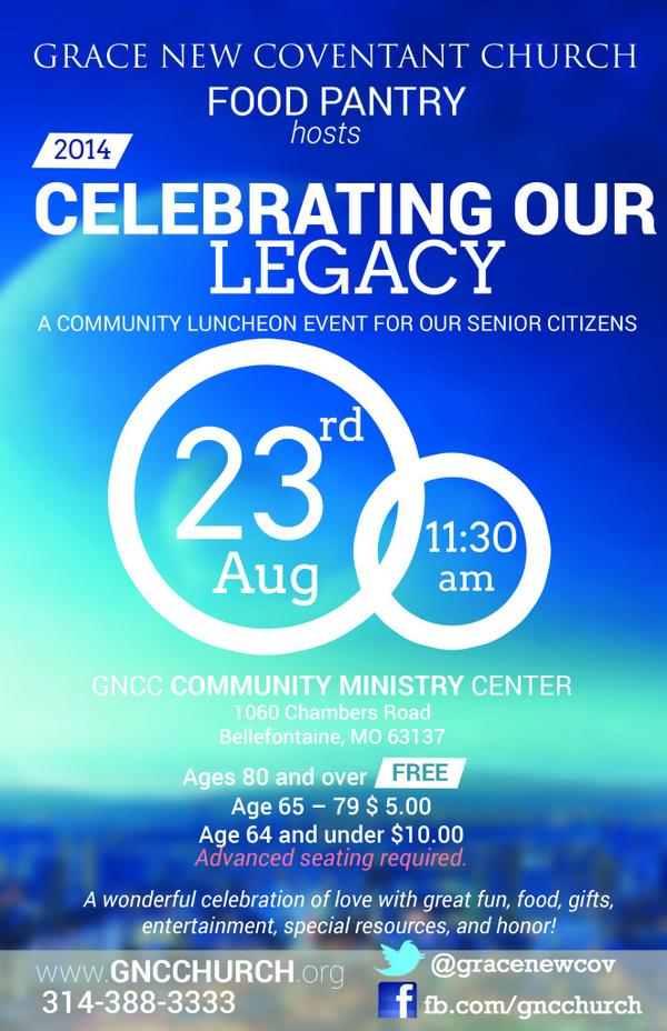 MaychildTech's tweet photo. We created a #modern #flyer #design to juxtapose @GraceNewCov Senior Citizen celebration and luncheon. Check it out. http://t.co/VmYd7zXLMK