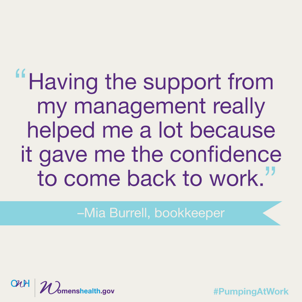 womenshealth's tweet photo. You shouldn’t have to choose between your job and #breastfeeding. http://t.co/GcKtQHhjrV #pumpingatwork #WBW14 http://t.co/apTAA5TQS5