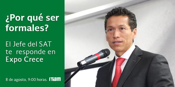 ITAM_mx's tweet photo. RT @SATMX: ¿Por qué ser formales? Respondemos tu pregunta #ExpoCrece http://t.co/k1pjmmb685 -> EN VIVO @AristotelesN: http://t.co/NTPja75FZ8