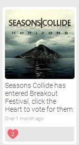 SeasonsCollide's tweet photo. Head to the link below and click the <3 you see in the picture! We want that festival slot! https://t.co/8w9xKTmXOI http://t.co/58nTDgnkMl