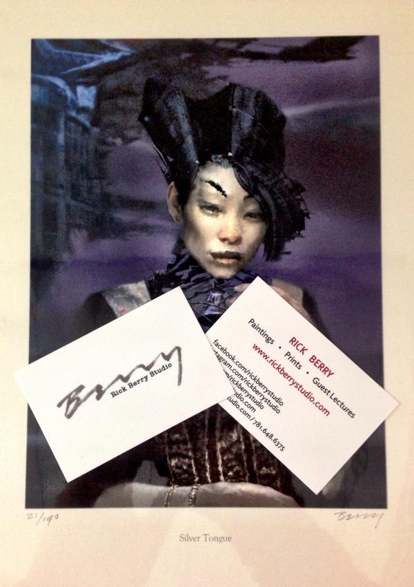 RickBerryStudio's tweet image. Our new #RickBerryStudio #BusinessCards just came in!  Anybody want to do some #business? #Painting #Art #Figurative