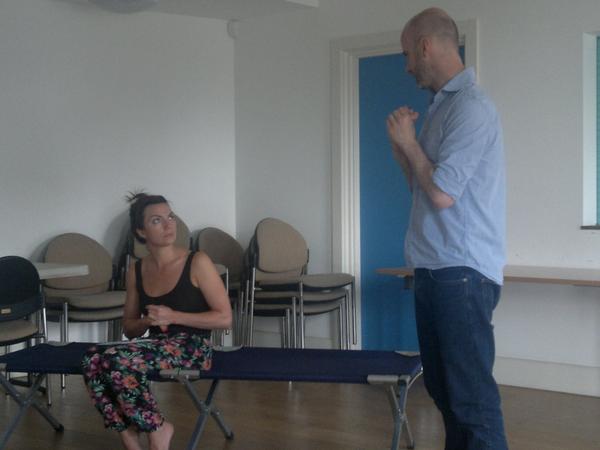 SleepTruthLie's tweet photo. Rehearsals stills - sneak peek :) @eilidhNairn @thehumanteague @TristanBates @CamdenFringe http://t.co/4tBEqVaU7y