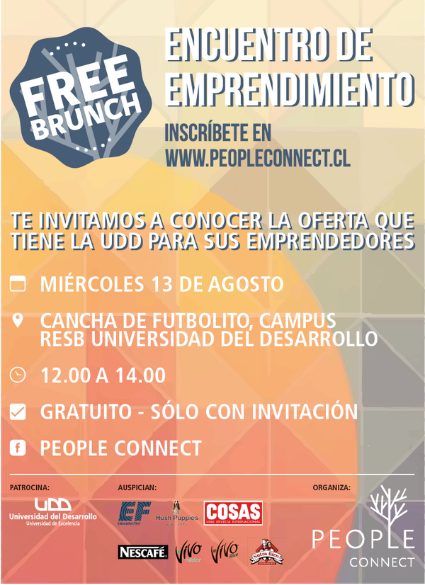 eWeekUDD's tweet photo. Te invitamos el 13 de agosto a conocer la oferta que tiene la @UDD_cl para sus #emprendedores @peopleconnectch http://t.co/3yWdTRx8uD
