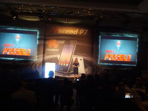 Huawei Ascend P7 lansmani. <a href="/desiBelAjans/">desiBel Ajans</a> @HuaweiDeviceTR "Huawei'nin amiral gemisi" Turkiye'de. #huaweiascendp7