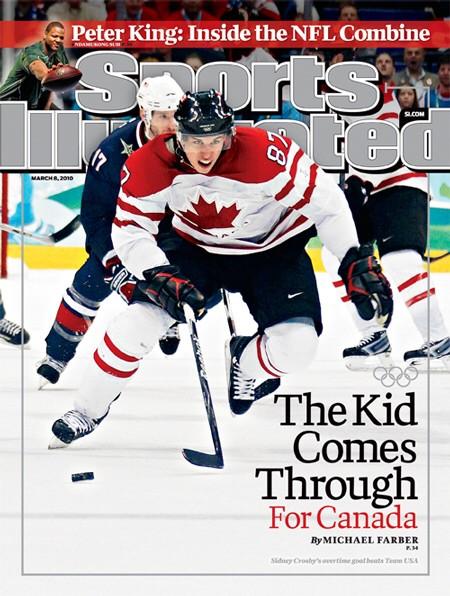 Happy birthday to captain Sidney Crosby (my photo on March 8th, 2010 cover) 