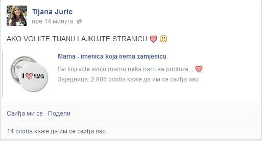 Koliki imbecil treba biti skupljati lajkove na necijoj nesreci.++++
