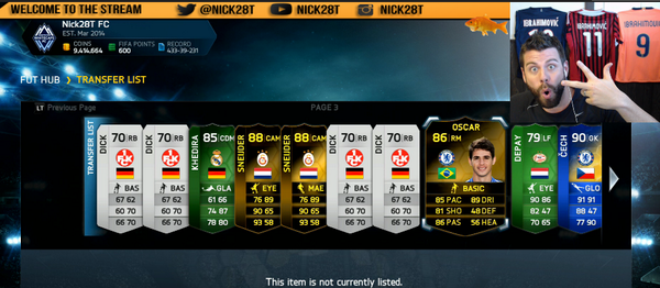 Nick28T's tweet image. GIVEAWAY SIF Oscar, iMOTM Depay, iMOTM Khedira on XBOX/PSN! RT this, and sub to my YT -&amp;gt; youtube.com/Nick28T