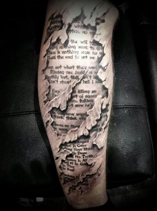 Metallica Full Sleeve tattoo