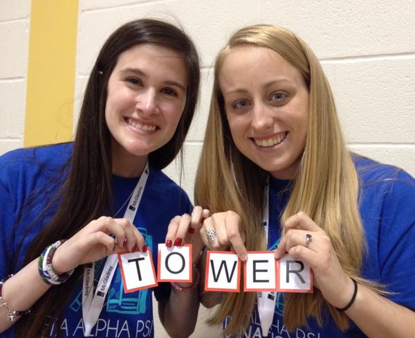 NoelAddy's tweet image. Part of a word game! #bapam14 #literacyATL