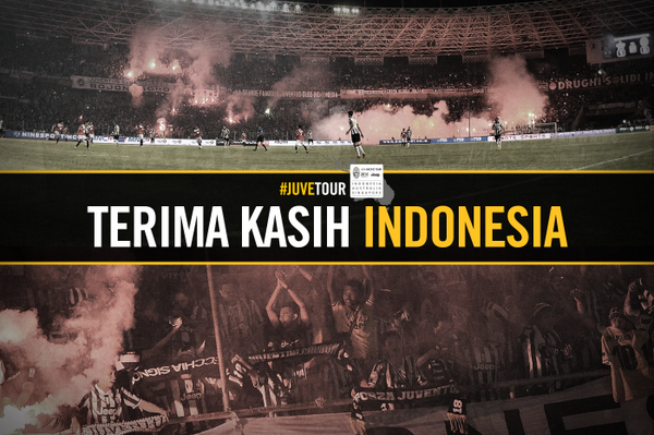 juventusfc's tweet photo. Lo #JuveTour continua in Australia, ma non dimenticheremo mai la vostra passione.
Grazie di cuore Indonesia http://t.co/GP8dgsxfNj