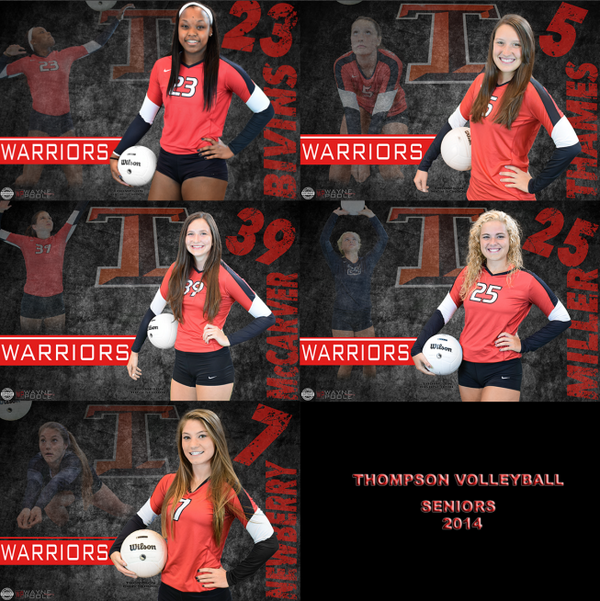 Thompson High School Volleyball 2014 Seniors  <a href="/thswarriorvb/">Thompson Volleyball</a> <a href="/kdemarisbivins/">Kelsea Bivins</a> <a href="/aug_new7/">August❁</a> <a href="/taylin_mccarver/">Taylin</a> <a href="/tara_millerr/">Tara Miller</a>