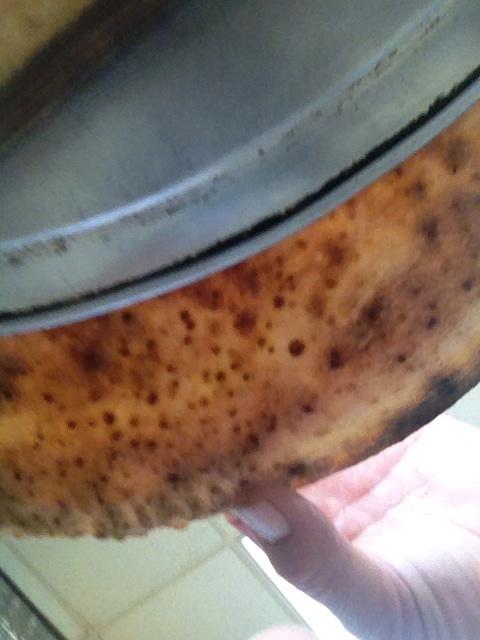 KrustCo's tweet image. If the bottom of your pie doesn't look like this come to #krustco