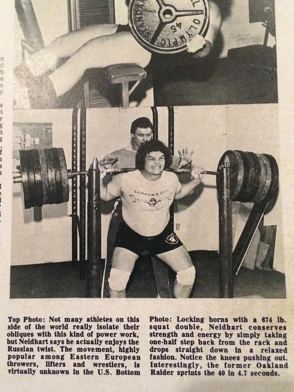NatbyNature's tweet image. Coming across this article made me so proud of my dad. This is where I get my strong legs from! #DungeonStrong #TBT