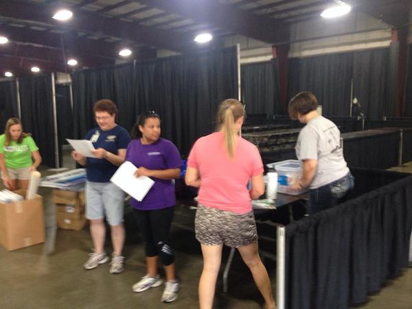UWMidlands's tweet photo. Almost finished setting up for #scmission2014 http://t.co/Dt3AfcGKkz