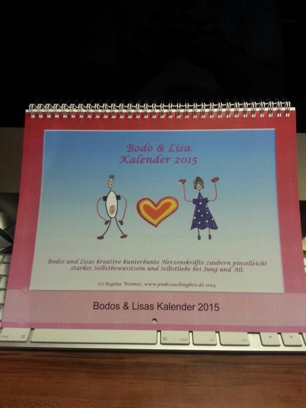 Hurra! Bodo &amp; Lisa sind ganz aus dem Häuschen: alle ihre 50 Kalender sind heute eingetrudelt mit dem neuen Postboten.